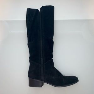 Steve Madden black suede boots